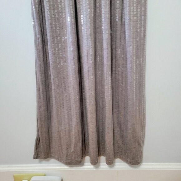 Garnet Hill Festive Allover Sequin Sleeveless‎ Maxi Dress Size S Wedding Formal - Picture 7 of 11